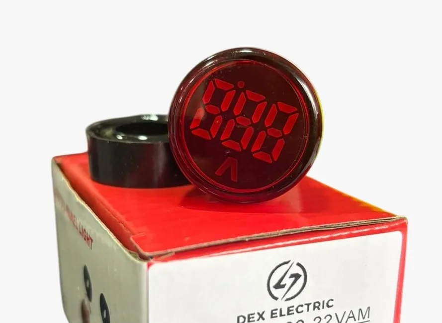 LUZ PILOTO ROJO C/INDICADOR VOLTAJE  AC50-500V