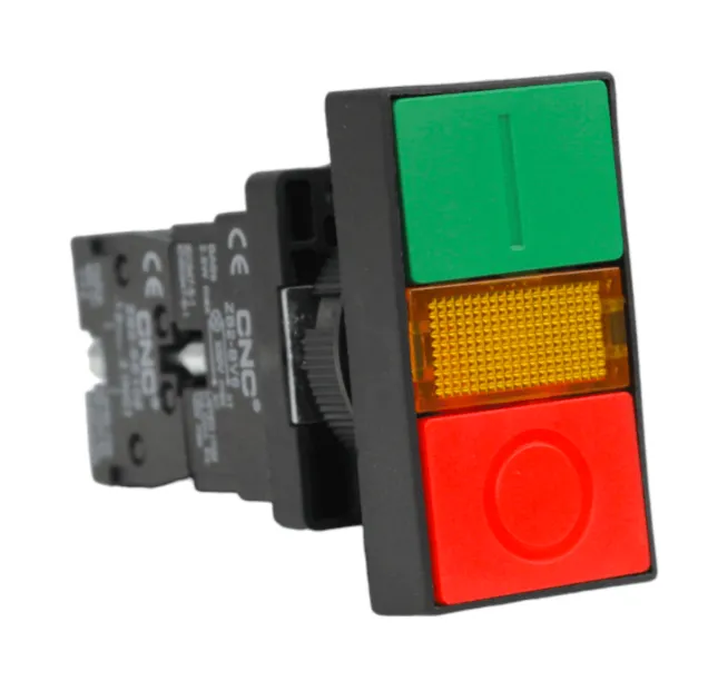 PULSADOR PARTIR / PARAR CON IND.22MM 1NA/1NC