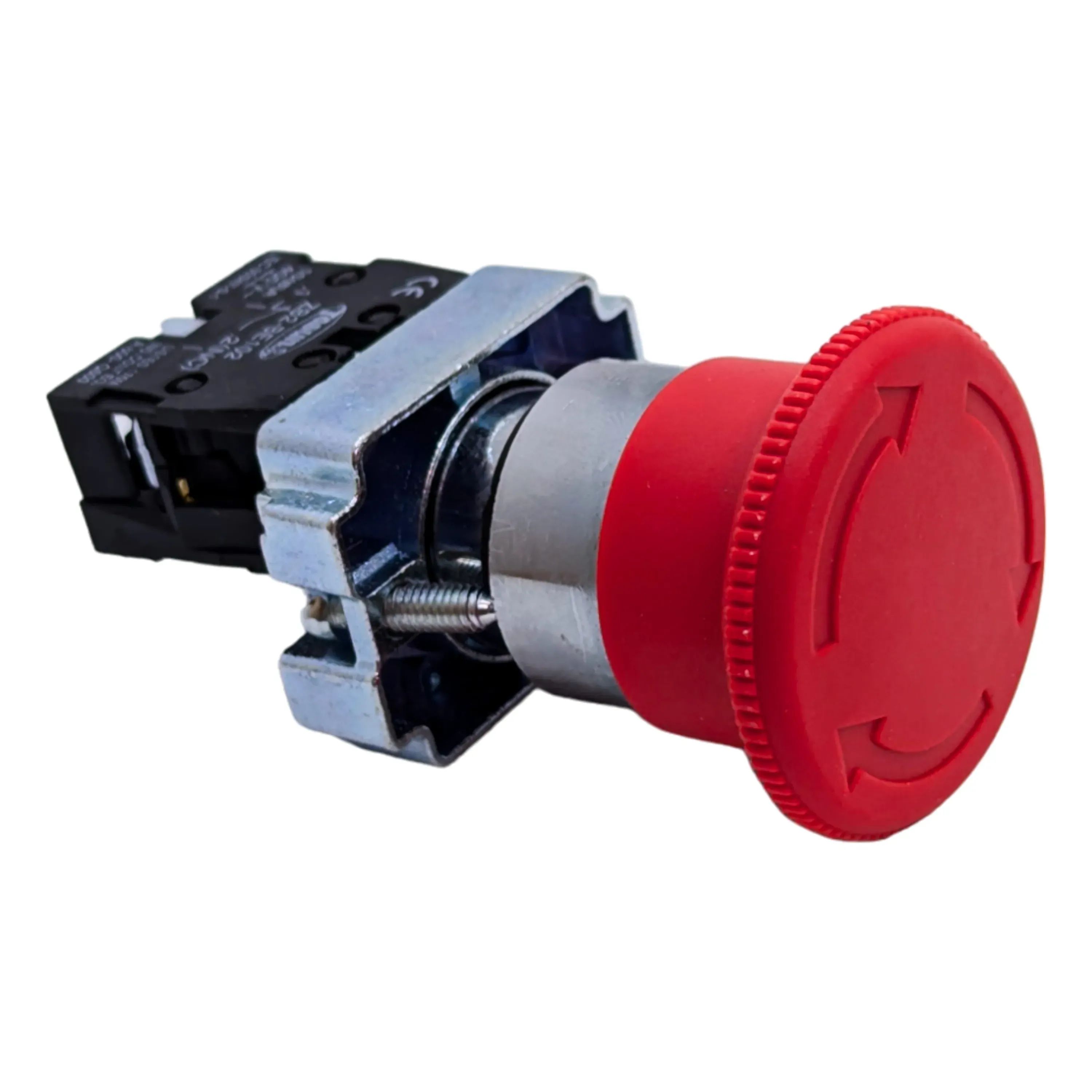 PARADA EMERG. ROJA DESEN.POR GIRO 22MM 1NC