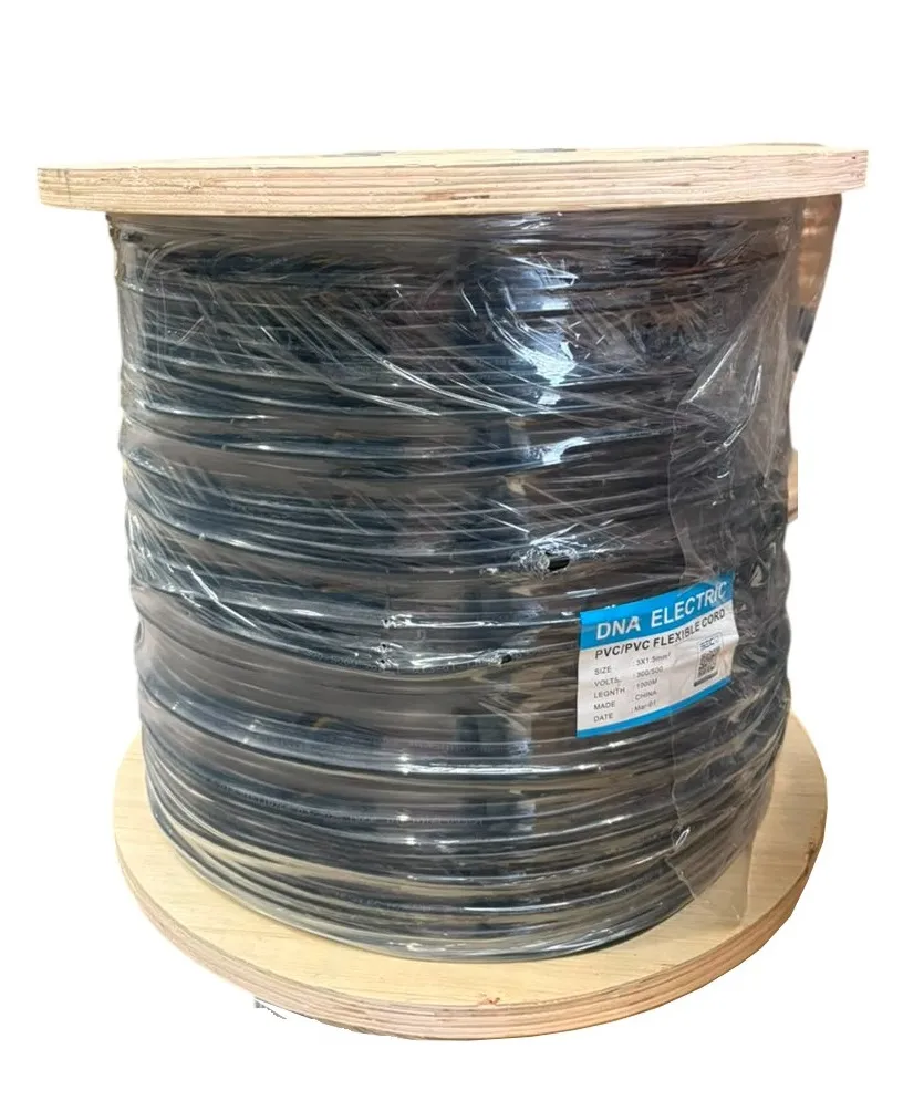 CORDON H05VV-F 3*2,5  NEGRO 500V