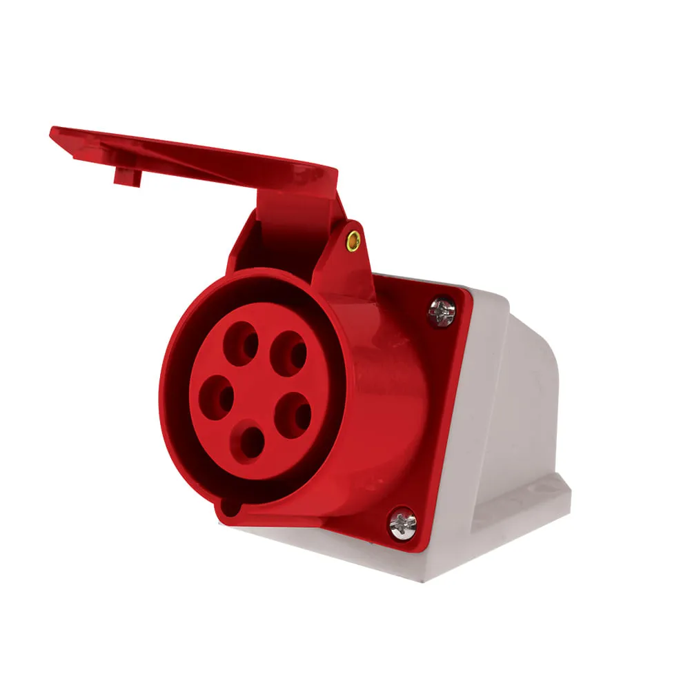 ENCHUFE IND. HEMBRA  EMB. 32A 380V 3P+T IP44