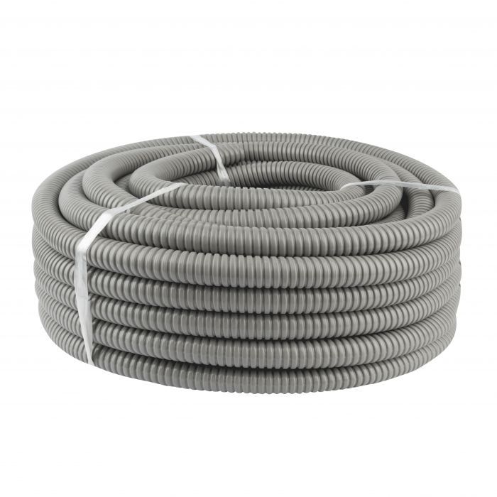 CONDUIT FLEXIBLE METALICO 50MM PVC GRIS