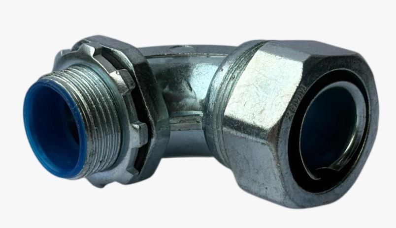 CONECTOR CURVO PARA CONDUIT FLEX. 32MM