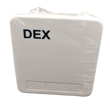 CAJA DIST.  85X85X50MM SIN CONOS IP55
