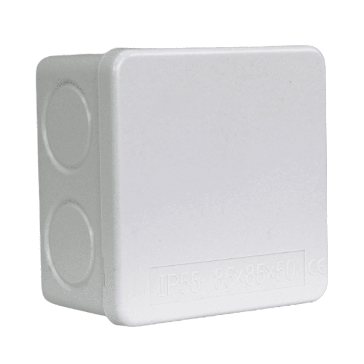 CAJA DIST.  85X85X50MM SIN CONOS IP55