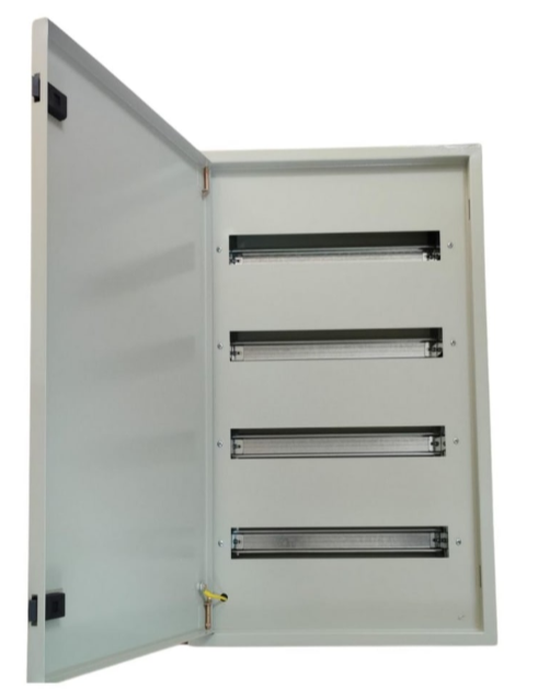 TABLERO SOBREPUESTO MET 45 MODULOS RAL 7032